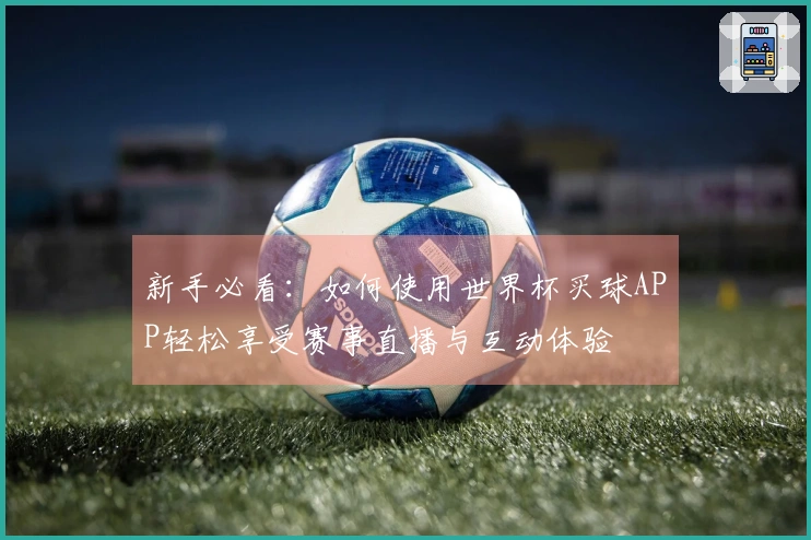 新手必看:如何使用世界杯买球APP轻松享受赛事直播与互动体验